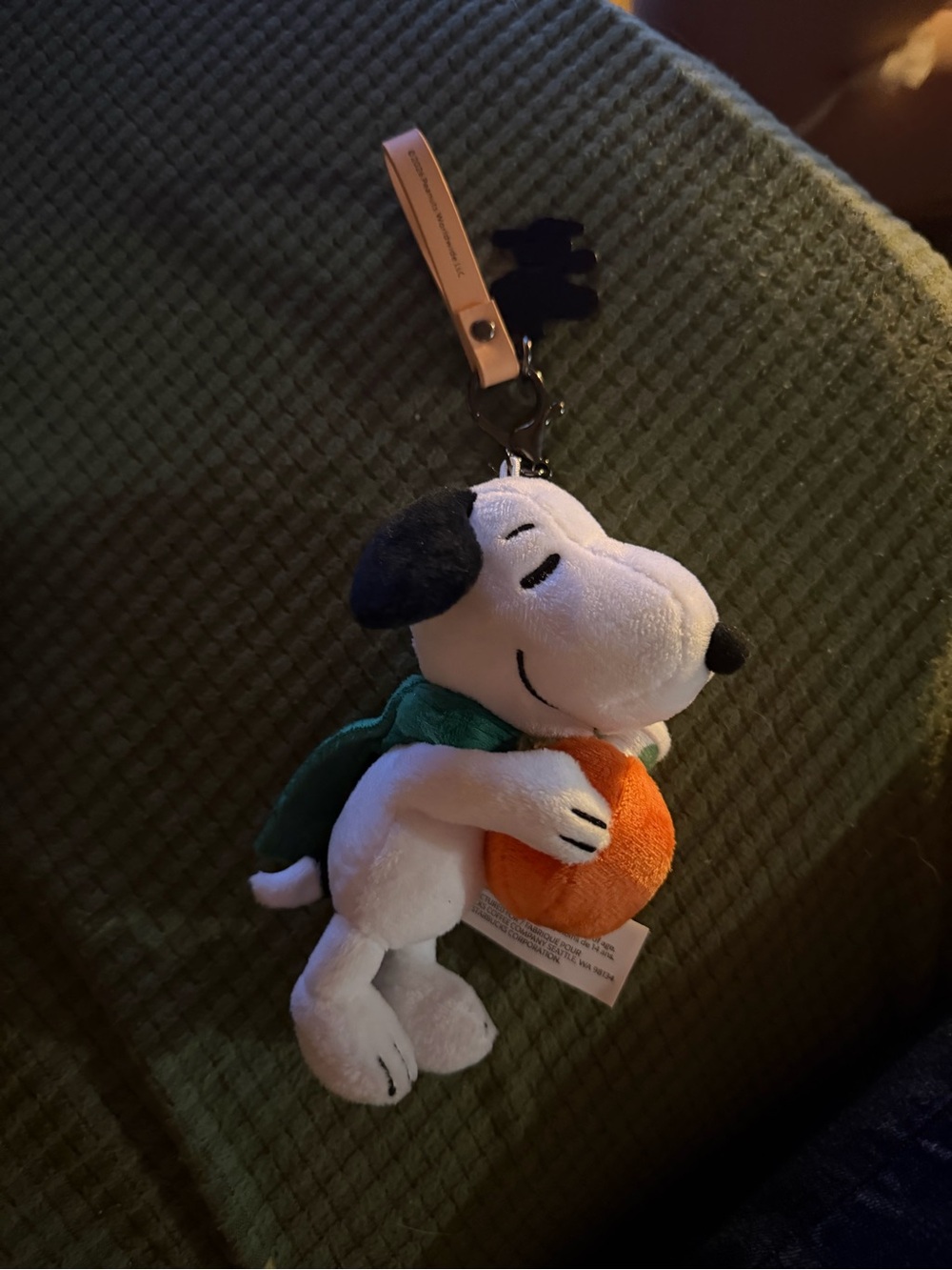 Like new starbucks c peanuts bag charm